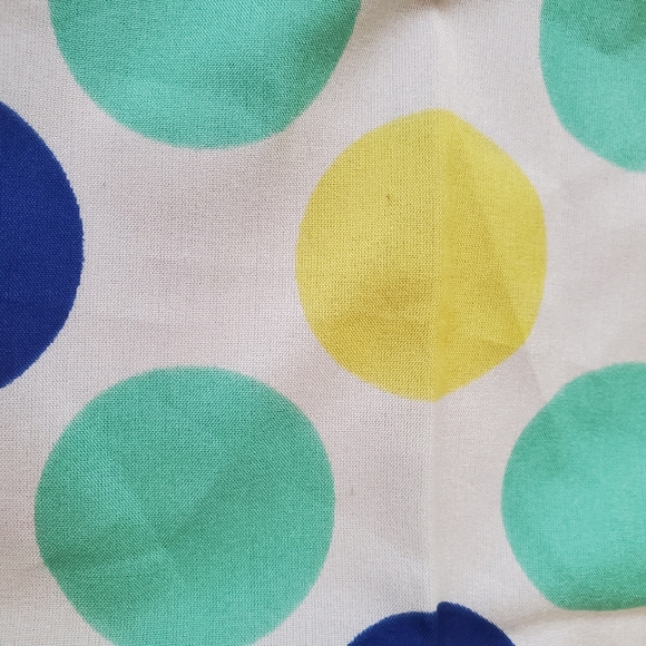 Vintage Women’s Scarf 100% Polyester Polka Dots Vibrant Color Made in Italy. - Picture 4 of 6